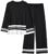 Yousify 2 Piece Outfits for Women 2024 Oversized Striped Sweaters Sets knit Lounge Matching Sets Tracksuits