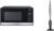 Panasonic NN-SB458S Compact Microwave, 0.9 cft, Stainless Steel & BISSELL Featherweight Stick Lightweight Bagless Vacuum with Crevice Tool, 2033M, Black