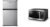 Midea WHD-113FSS1 Compact Refrigerator, 3.1 cu ft, Stainless Steel & TOSHIBA EM131A5C-SS Countertop Microwave Oven, 1.2 Cu Ft with 12.4″ Turntable, Smart Humidity Sensor with 12 Auto Menus