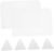 TEHAUX 2pcs Acrylic Message Board Calendar White Board Marker Memo Tablet Whiteboard Magnets LED Note Board Transparent Note Message Boards White Board with Stand LED Memos Board Erase