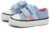 ANTLULU Boys and Girls Canvas Shoes Dual Adjustable Hook and Loop Classic Low Top Kids Sneakers