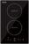 Empava Electric Stove Induction Cooktop Vertical with 2 Burners Vitro Ceramic Smooth Surface Glass in Black 120V, 12 Inch