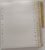 Chamoix Paper Index Binder Dividers File Divider 20 Pieces A-Z 120 g/m² 297 x 225 mm