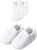 AGJ Baby Boys Baptism Shoes with Embroidered Cross, Infant Toddler Soft Sole White Christening Sneaker