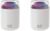 2X Glass Cup Humidifier Colorful Light Bedside Table Decoration Night Light Usb Large Mist Humidifier White