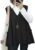 YESNO Sweater Vest Women Loose Swing Cotton Cute Oversized Knit Pullover Sleeveless Sweater Tops with Drop Pockets WM9
