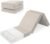 HOMBYS High Density Foam Trifold Floor Mattress with Inner Spring,Foldable Floor Bed Mattress Single Size,Portable Folding Mat,Guest Sleeping Mattress for Floor,4 inch Temporary Bed,75″x25″x4″,Beige
