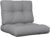 Seat Pads for Chairs Chair Pads for Dining Chairs Outdoor Patio Furniture Cushions Window Seat Cushions Indoor – Pallet Cushions 2 pcs Gray Fabric for Kitchen Chairs Indoor Furniture