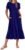 Zeagoo Women Summer Midi A Line Dress Short Sleeve Casual Flowy Tiered Beach Long Sundress with Pockets 2025 Vacation Travel