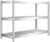 3 Tier Adjustable Shelf, Stainless Steel Shelves, Storage Rack, Heavy Duty Shelving Units for Kitchen Restaurant Commercial Office Garage Workshop Home(70x35x90CM)