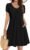 Zeagoo Womens Summer A-Line Dress with Pockets Mini Short Sleeve Dresses Flowy Beach Swing Dress 2025 Vacation Travel