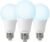 100W Equivalent A19 5000K Daylight LED Light Bulbs, 1500 Lumens, E26 Base, Non-Dimmable, 13W Bright White for Bedroom Home Office, 3 Pack