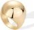 PAVOI 14K Gold Plated Chunky Domed Statement Ring for Women | Lightweight Trendy Sphere Rings | Statement Jewelry