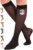 ABSOLUTE SUPPORT Made in USA – Sheer Compression Socks for Women 15-20 mmHg – Support Hose Knee High Stockings – A101