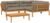 vidaXL 4 Piece Garden Pallet Sofa Set and Cushions Acacia Wood, Garden Sofa Set, Garden Furniture Sets, Garden Lounge Set