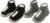 2 Pairs Baby Sock Shoes Toddler Infant Non Slip Soft Rubber Sole Slippers First Walking Shoes for Baby Boys Girls