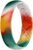 Egnaro Inner Arc Ergonomic Breathable Design, Silicone Rings for Women with half sizes, Women’s Silicone Wedding Band,5.5mm Wide-2mm Thick