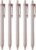 Tombow Permanent Ballpoint Pens, Monograph Light, 0.38mm, Black Ink, Smoky Brown Axis, Pack of 5, BC-MGLU55-5P