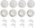 (8 Pack) Exact Replacement Dishwasher Dishrack Rollers and Studs – Lower Rack Wheel Kit Compatible with GE, Kenmore, and Hotpoint Dishwashers Part Number WD35X21038