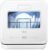 Midea MDC17P4CWW Portable Countertop Mini 5L Built-in Water Tank, No Hookup Needed, 360° Dual Spray,High-Temp steam wash, Dishwasher for Apartments& RVs, White