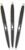 Bic Japan CLG05-CFBJ3P Ballpoint Pen, Click Gold, 0.5, Oil-based, Black, Smooth, Cat Pretend, Set of 3