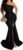 A ADILACA Women’s Off Shoulder High Split Long Formal Party Maxi Dress, Off Shoulder High Split Dress