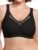 Wireless Bras for Women, Extremely Comfortable Seamless Bra Mesh Bralettes Adjustable Straps Everyday Bra (30B-40DD)