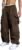 ZAFUL Flat Pocket Parachute Pants for Men Causal Baggy Cargo Pants Unisex Street Y2K Pants Drawstring Trousers