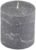 Pillar Candle, Diameter 6.8 x Height 7 cm, Rustic, Anthracite Grey