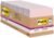 Post-it Super Sticky Recycled Notes, 3×3 in, 24 Pads, 2x the Sticking Power, Wanderlust Collection, Pastel Colors, 30% Recycled Paper (654-24NH-CP)