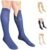 Inside Leg Zipper 30-40 mmHg Compression Grade 3 Calf Closed Toe Socks