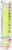 クツワ Kutsuwa HiLINE PA005YE Colored Pencils, Fluorescent Markers, Yellow, Set of 2