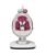 4moms MamaRoo Multi-Motion Baby Swing in Classic Grey with Plush Infant Insert, Maroon