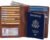 AULIV – Men’s Bifold Wallet 8x11cm – Rfid Protection, Card Holder With Id Window, Durable Full Grain Leather Wallet With Gift Box