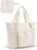 BAGSMART Tote Bag for Women, Tote Shoulder Bag with Laptop Compartment and Zipper Handbag for Travel, Work