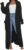 A ADILACA Women’s Thin Type Stylish Cable Knit Cardigan with 2-Pockets, Women’s Extra Long Ankle Length Sweater