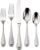 Oneida 45 Piece Countess Everyday Flatware Set, Service For 8, Silver