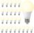 24 Pack LED Light Bulbs Soft White 2700K, 60 Watt Equivalent LED Bulbs, A19 Standard Bulbs, 800 LM, 15000 Hours, E26 Base, Non-Dimmable, 8.5W White LED Bulbs for Bedroom Living Room