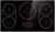 36 Inch Induction Hob Cooktop 5 Burners, Flat Glass Top Electric Stove with Bridge-SYNC, 3 Preset Modes Booster, Timer, Pause, Child Lock, Drop in, 208~240V/50A, Black