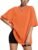 ATHMILE Womens Oversized T Shirts Loose Fit Crewneck Short Sleeve Tops Summer Casual Blouse 2024 Y2K Basic Tee