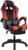 Gaming Chair with Bluetooth Speakers, Massage Office Computer Chair with Footrest and Lumbar Support, Height Adjustable Video Game Chair with Led Lights, High Back Gamer Chair with Headrest
