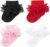 4 Pack Baby Girls Socks Eyelet Ruffle Lace Baby Socks Newborn Infant Toddler Dress Socks Frilly Ruffle Socks for Girls