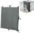 BALAPET Soft Dog Crate Divider Panel (Divider Only, Without Crate), Stylish Dog Kennel Divider with Ties, Grey Dog Crate Accessories for Puppy Crate Training, 28.5″ Hx27 W
