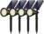 InnoGear Solar Lights Outdoor Waterproof Solar Garden Light for Outside Yard Landscape Lighting Pathway Spot Lights Spotlight Wall Light Auto On/Off, Pack of 4 (Warm White)