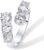 PAVOI 14K Gold Plated Cubic Zirconia Crossover Chunky Eternity Ring for Women | Open Twist Stackable Bands | CZ Statement Rings