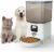 Ciays Automatic Cat Feeder, 5.6L, Control 4 Meals Per Day, Pet Dry Food Dispenser, Dual Power Supply & Voice Recorder, White