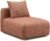 Hangover Sedona Red Textured Fabric Modular Armless Chair