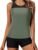Yonique Tankini Swimsuits for Women with Shorts Athletic Two Piece Bathing Suits Racerback Tank Tops Swimwear