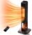Uthfy Space Heaters for Indoor Use,32″ Electric Heater w/Flame for Large Room,1500W PTC Ceramic Room Heater for Bedroom,Tower Heater w/Thermostat,Remote,Oscillating,Timer,Overheating&Tip-over Safe