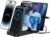 Wireless Charger for iPhone – 5 in 1 Charging Station for Multiple Devices Apple: Fast Wireless Charging Stand Dock for iPhone 16 15 14 13 12 Pro Max Apple Watch Airpods